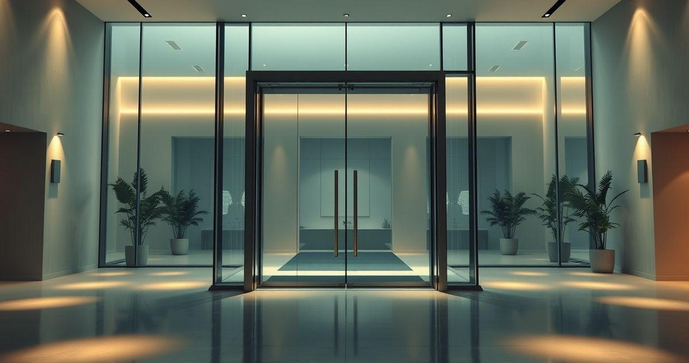 Automatização de Porta de Vidro: Vantagens e Tipos