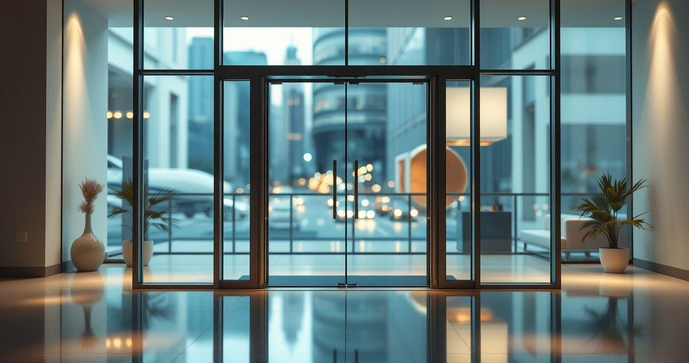 Porta de vidro automática com sensor: Vantagens e Funcionalidade