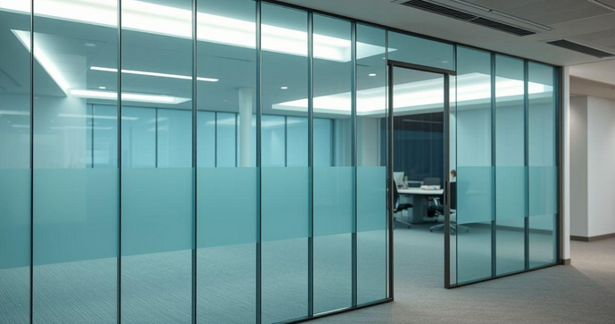 Divisória de vidro temperado como solução moderna para ambientes