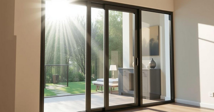 Porta balcão de vidro temperado transforma ambientes com elegância e segurança