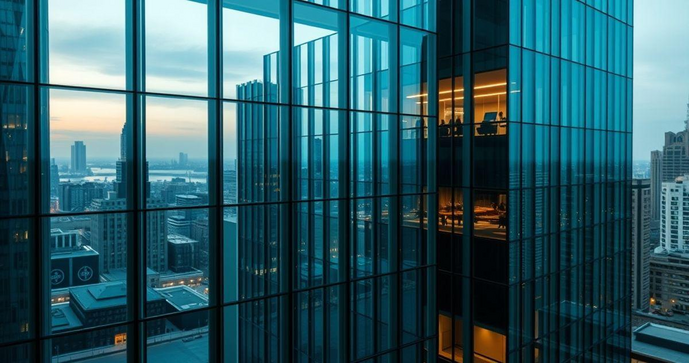 Fachada de vidro temperado como solução moderna para projetos arquitetônicos