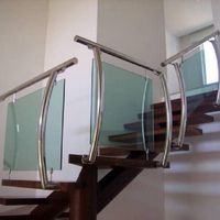 Corrimão de inox com vidro Corrimão de inox com vidro